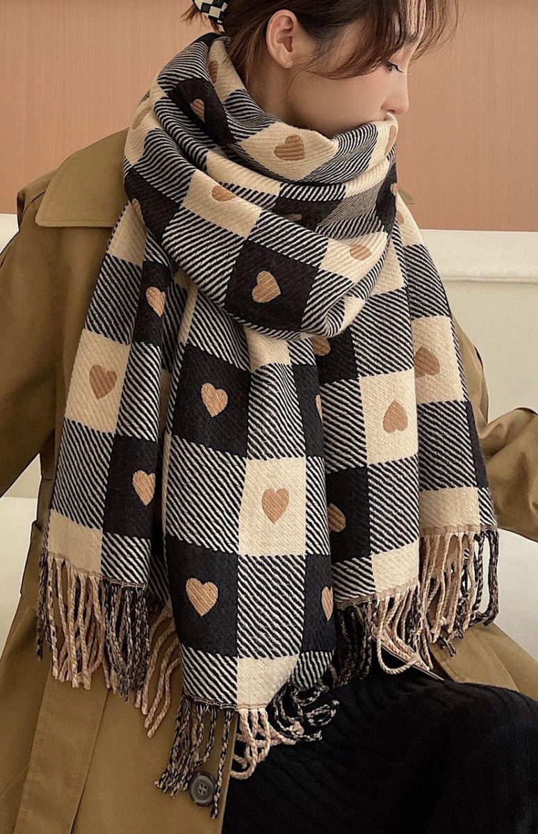 Burberry heart cashmere scarf best sale