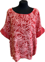 Leaf Print Pure Cotton Top (12- 18/20)
