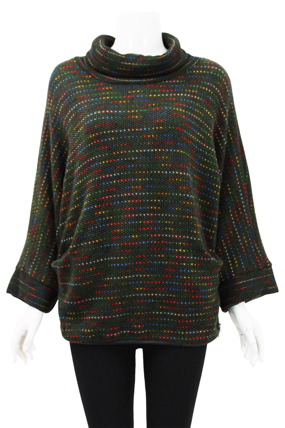 Cowl Neck Multi Jumper with Pockets (10-16)