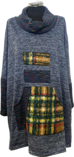 Check Detail Patch Pocket Tunic (14-22)