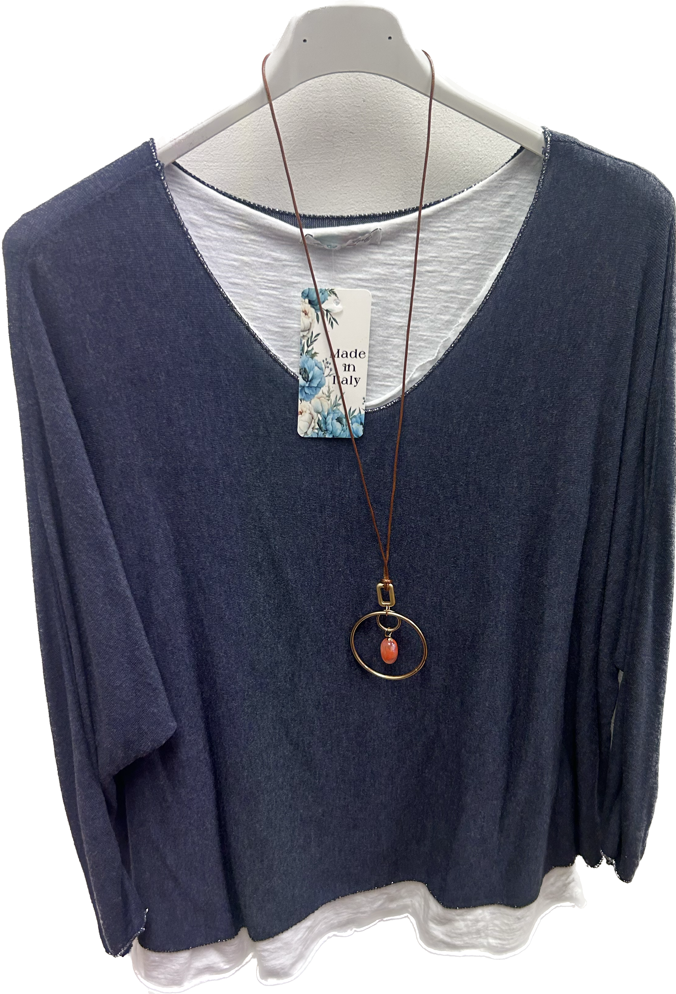 Double Layer Lightweight Knit Top Set (10-18)