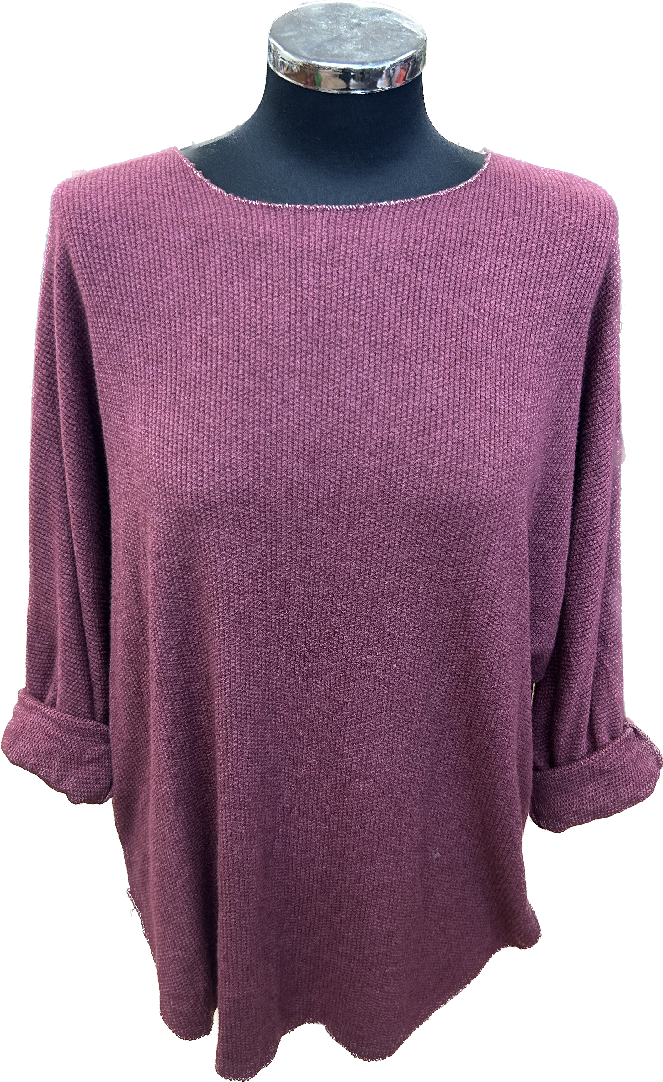 Waffle Fabric Lightweight Jumper (12-18)
