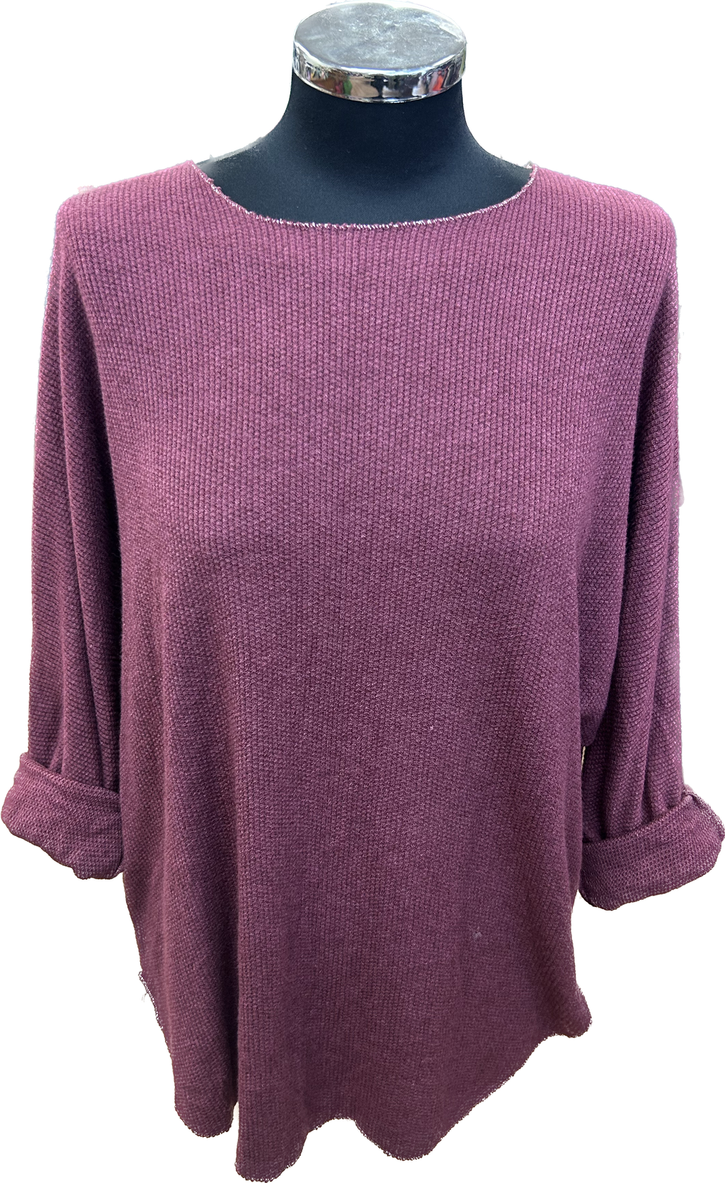 Waffle Fabric Lightweight Jumper (12-18)