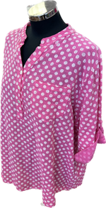 Pink Spotty Cotton Shirt (12-18)