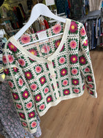 Flower Design Crochet Cardigan (10-16)