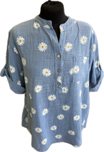 Daisy Print 100% Cotton Shirt (12-18)