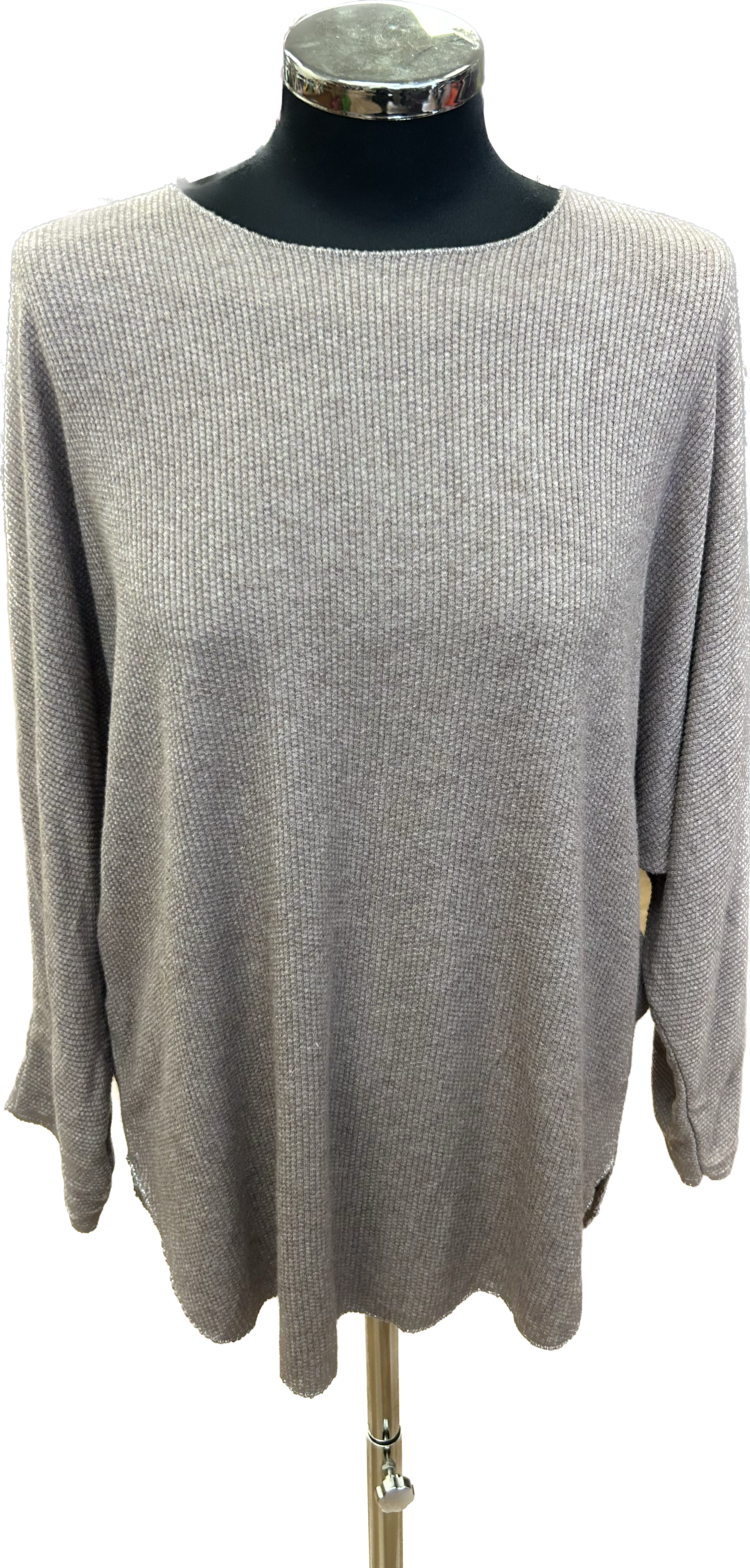 Waffle Fabric Lightweight Jumper (12-18)