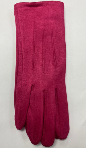 Soft Suede Effect Gloves