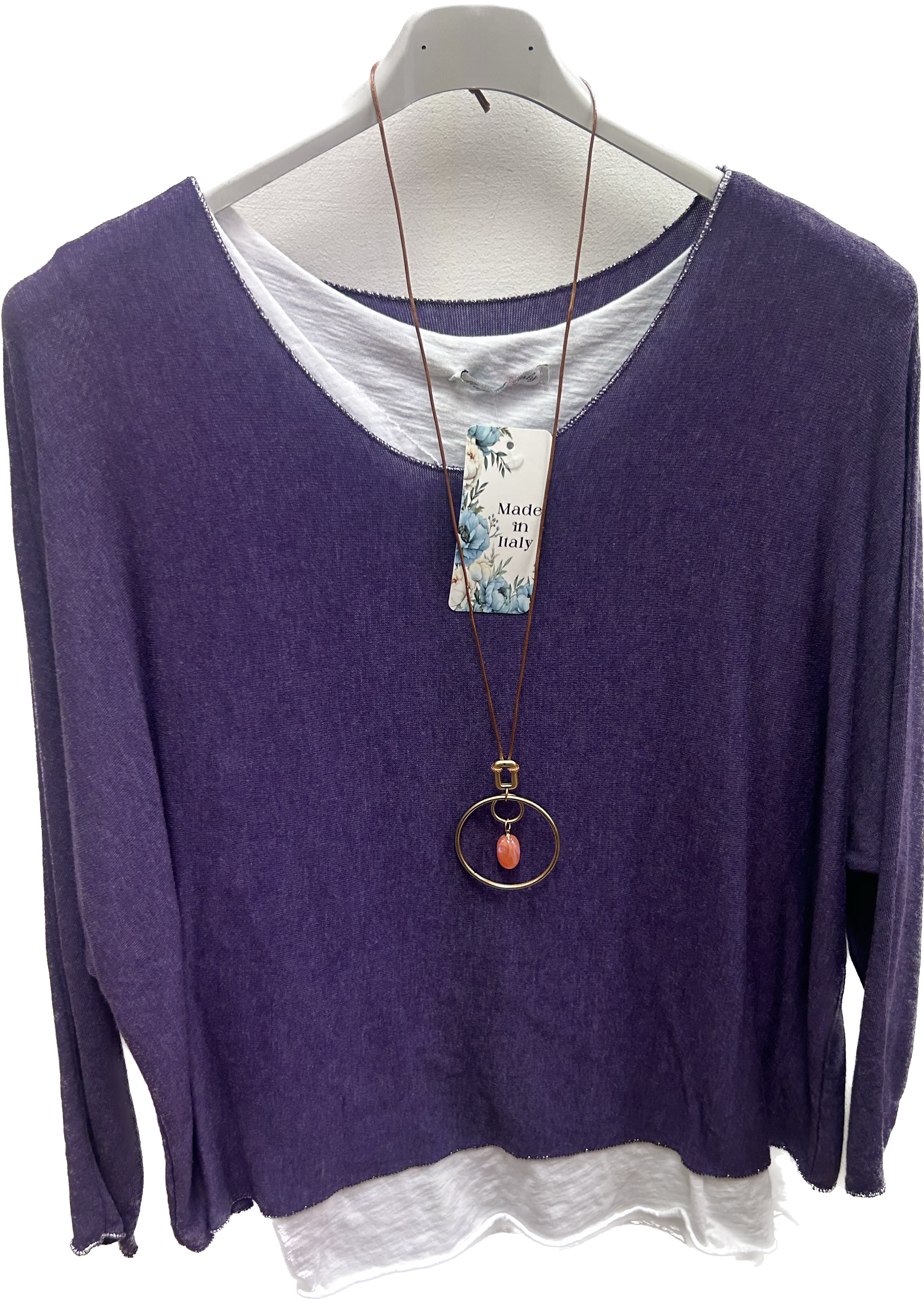 Double Layer Lightweight Knit Top Set (10-18)