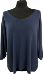 Super Fine Knit Layering V Neck Top (10-16)