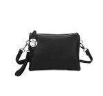 Zip Clasp Clutch & Crossover Style Bag