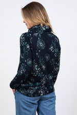 Relaxed Everyday Jumper - Cloud Flower - Navy