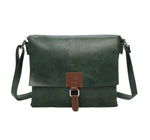 Double Compartment Classic Crossbody Satchel Bag