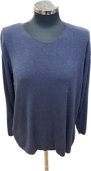 Fine Knit Plain Soft Jumper (12-18)