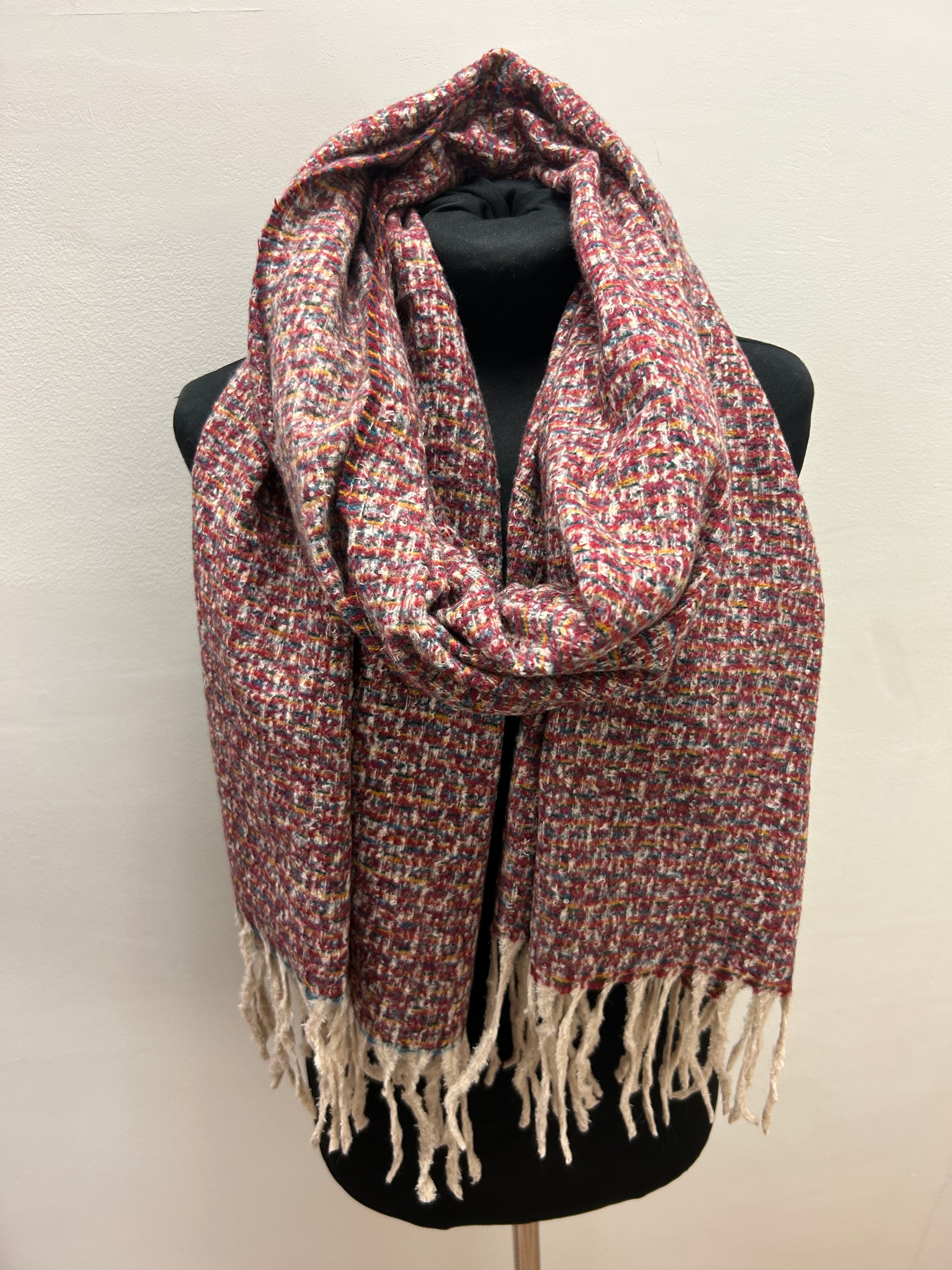 Super Soft Tweed Effect Scarf