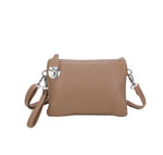 Zip Clasp Clutch & Crossover Style Bag