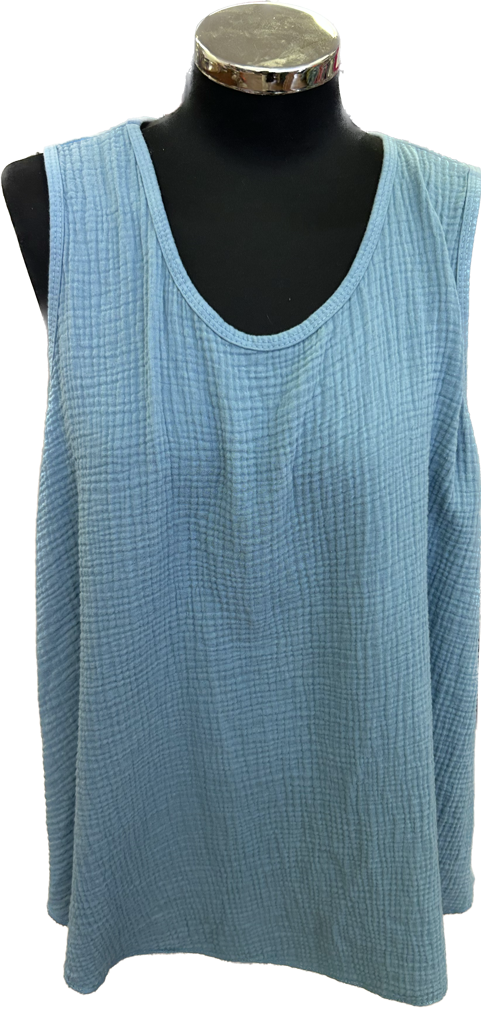 Waffle Fabric Super Soft Sleeveless Top (12-18)