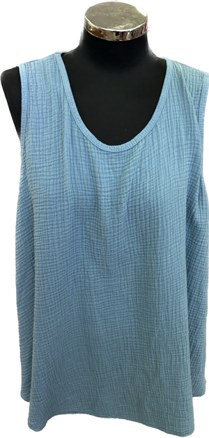 Waffle Fabric Super Soft Sleeveless Top (12-18)