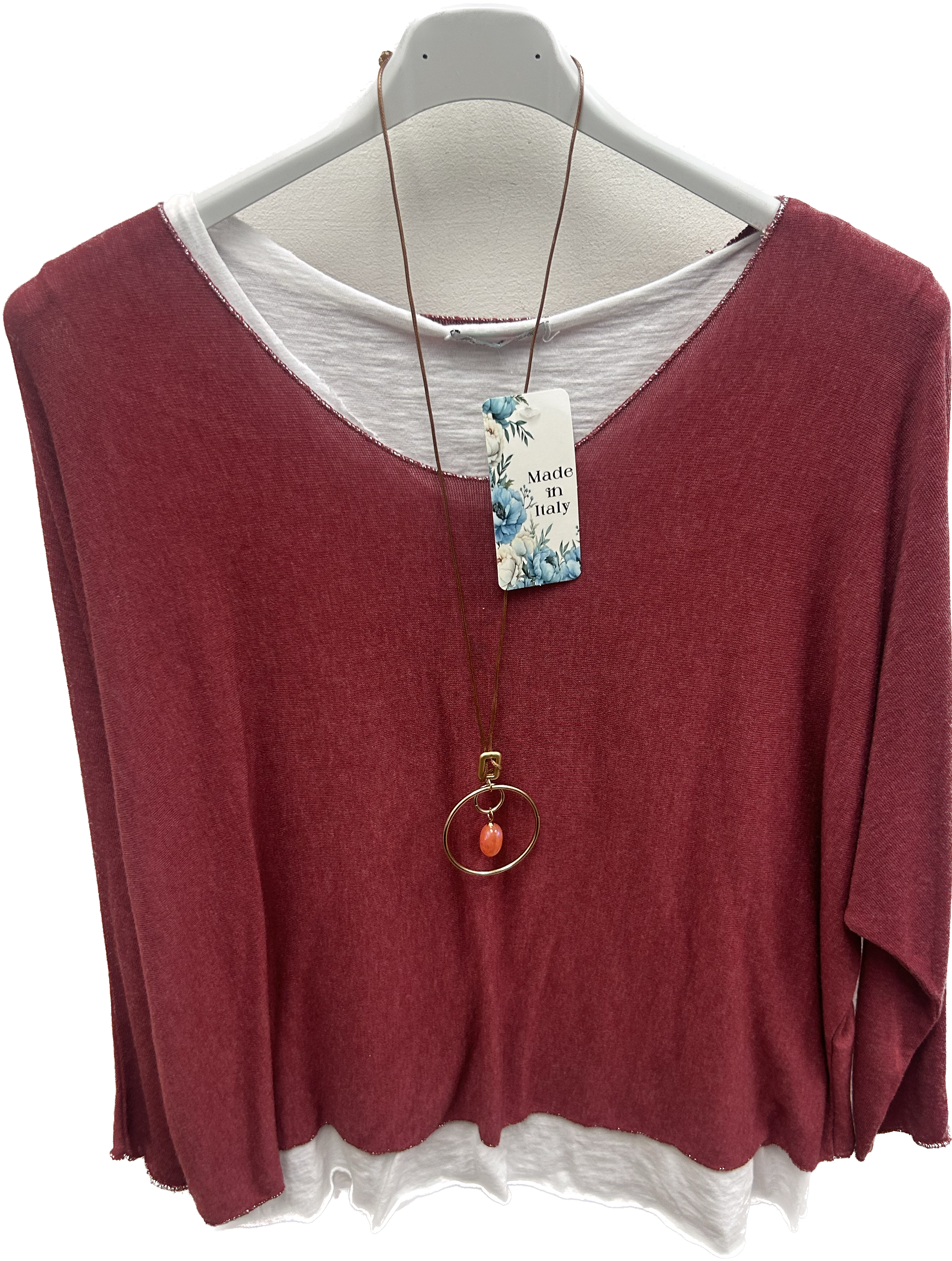 Double Layer Lightweight Knit Top Set (10-18)