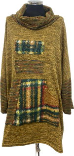 Check Detail Patch Pocket Tunic (14-22)