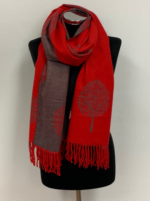 Mulberry Tree Of Life Cashmere Wrap Scarves