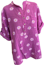 Daisy Print 100% Cotton Shirt (12-18)