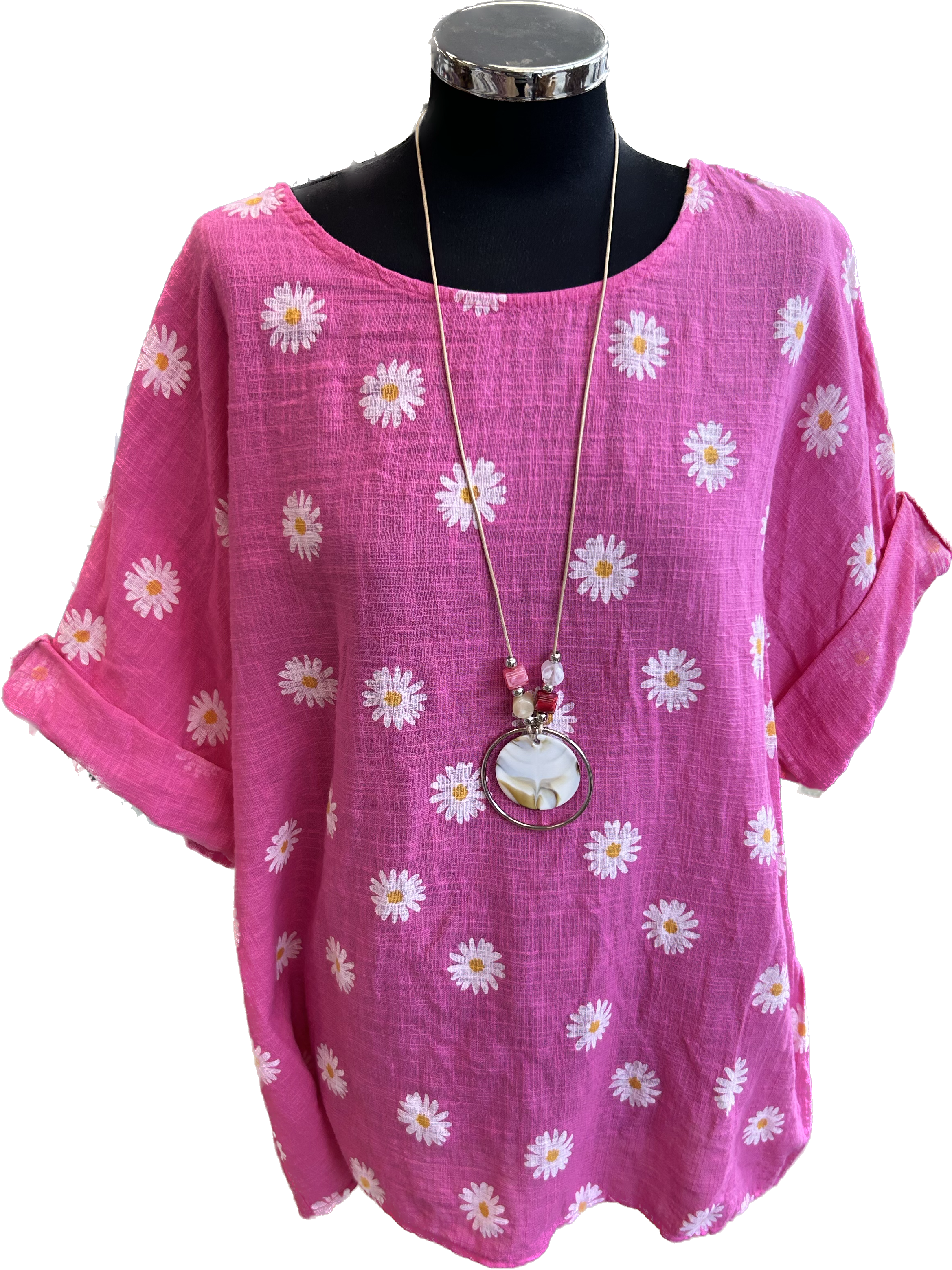Daisy Print Cotton Top (12-18)