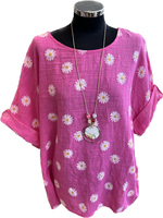 Daisy Print Cotton Top (12-18)