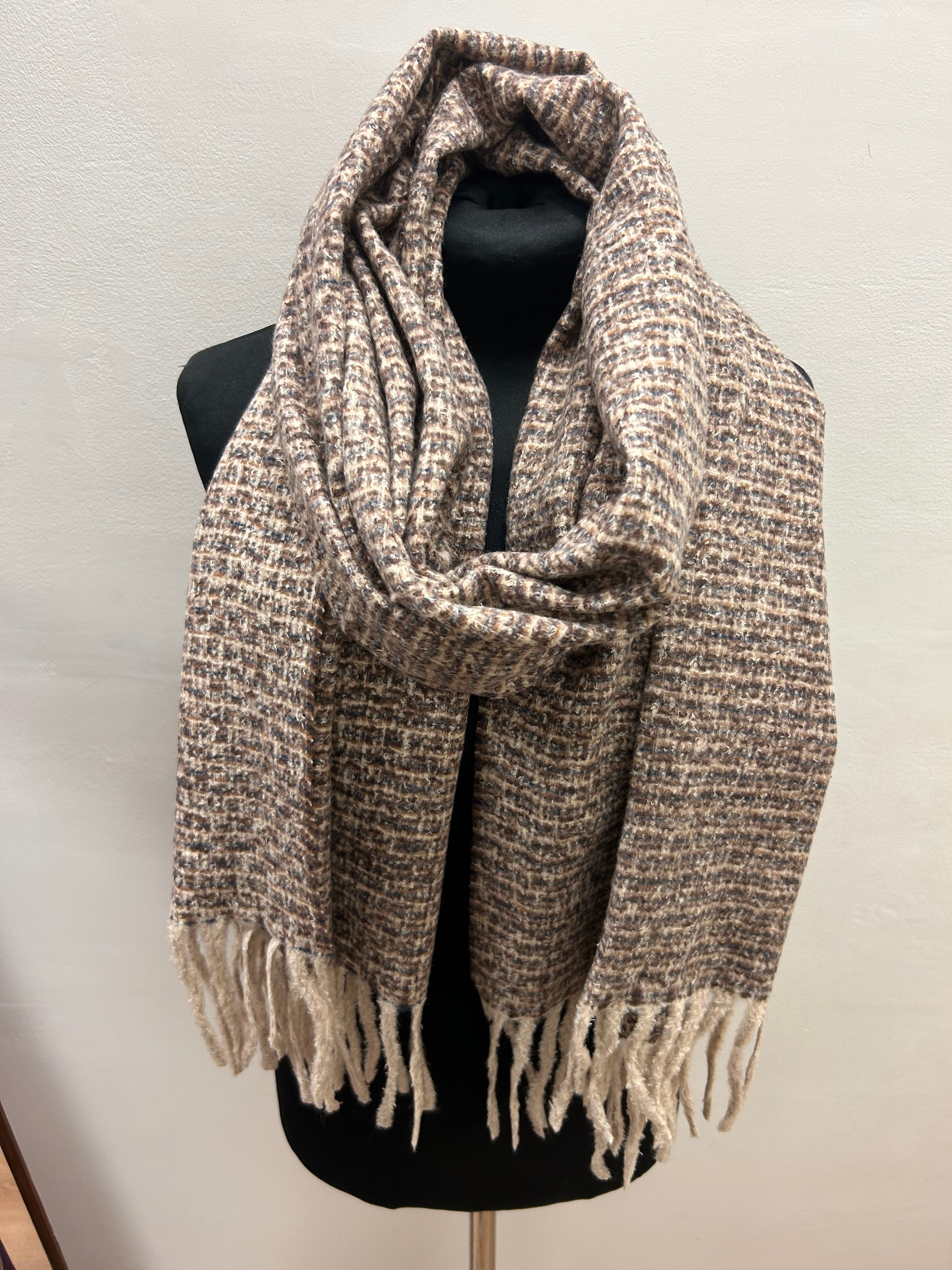 Super Soft Tweed Effect Scarf