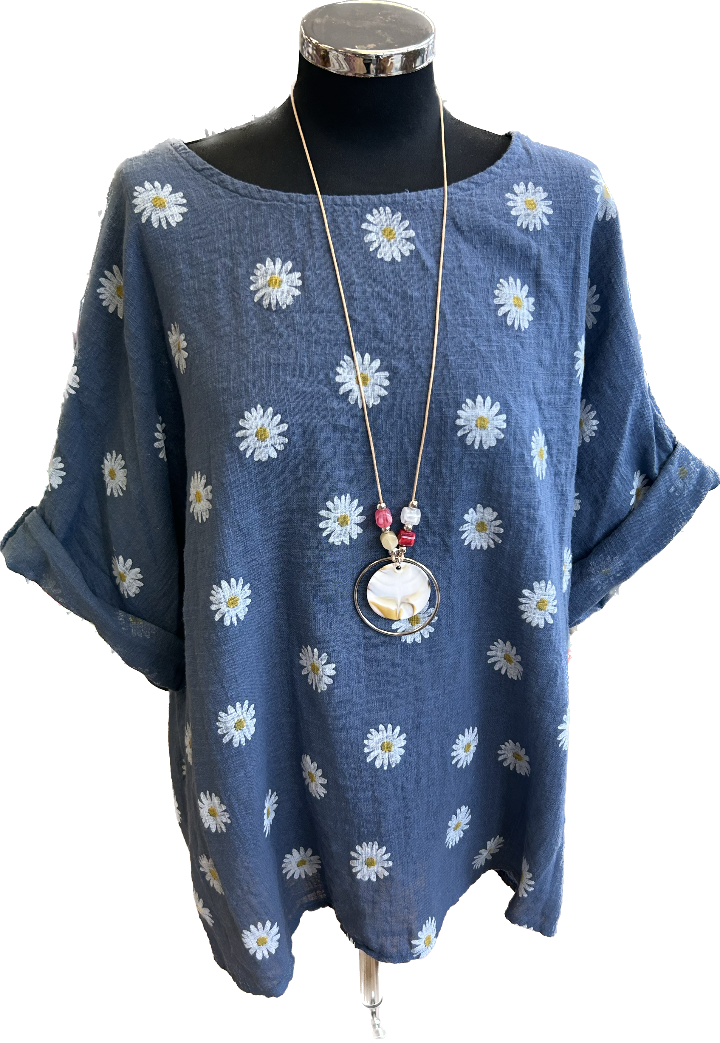 Daisy Print Cotton Top (12-18)