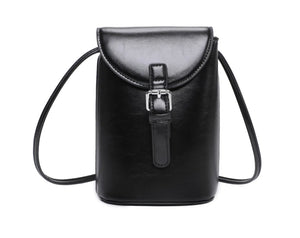 Mini Saddle Style Buckle Crossbody Bag