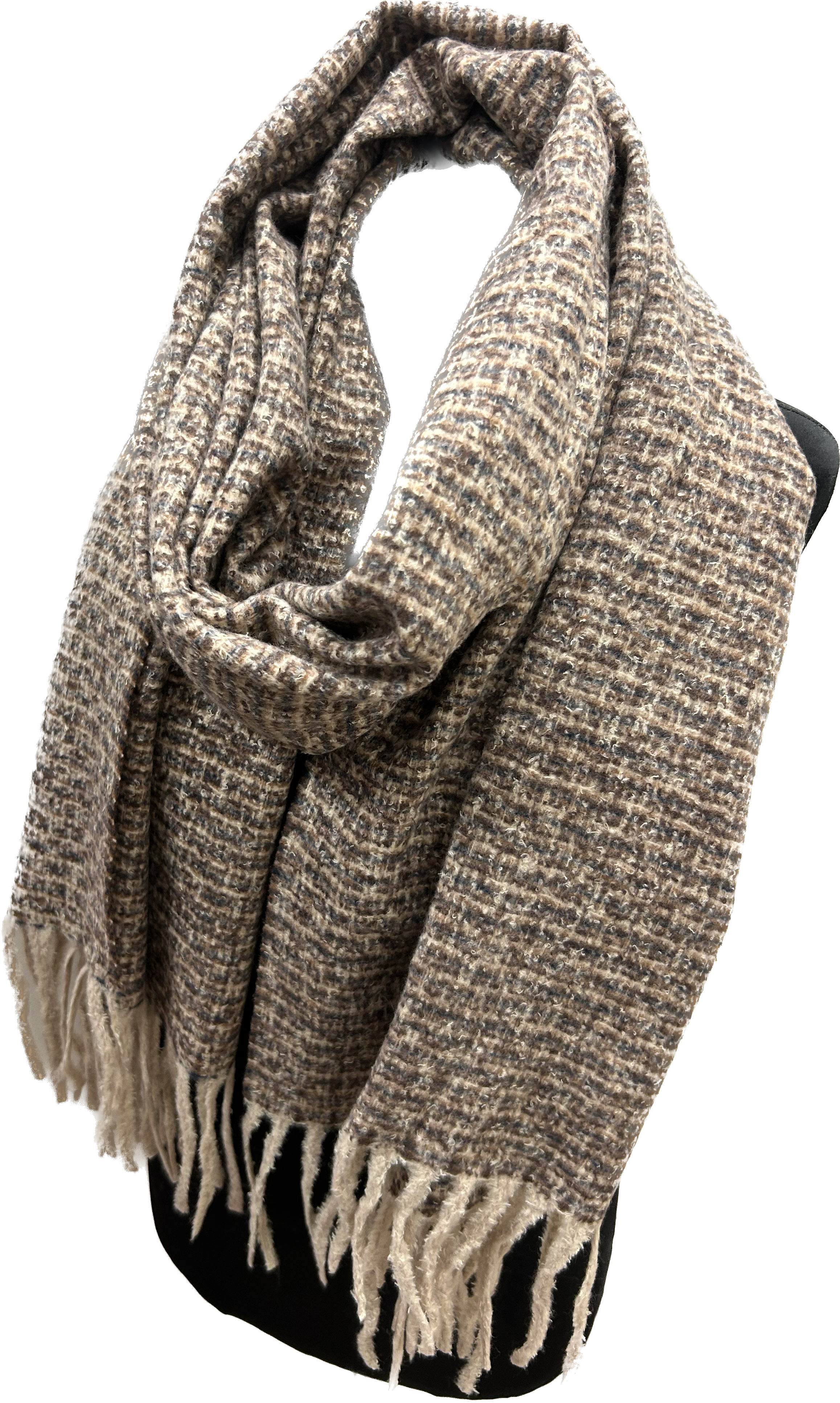 Super Soft Tweed Effect Scarf