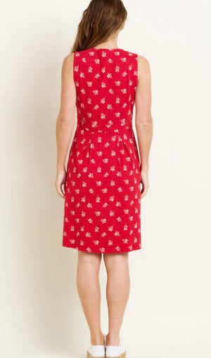 Marnie Sleeveless Dress - Red