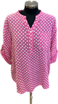 Pink Spotty Cotton Shirt (12-18)