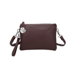 Zip Clasp Clutch & Crossover Style Bag
