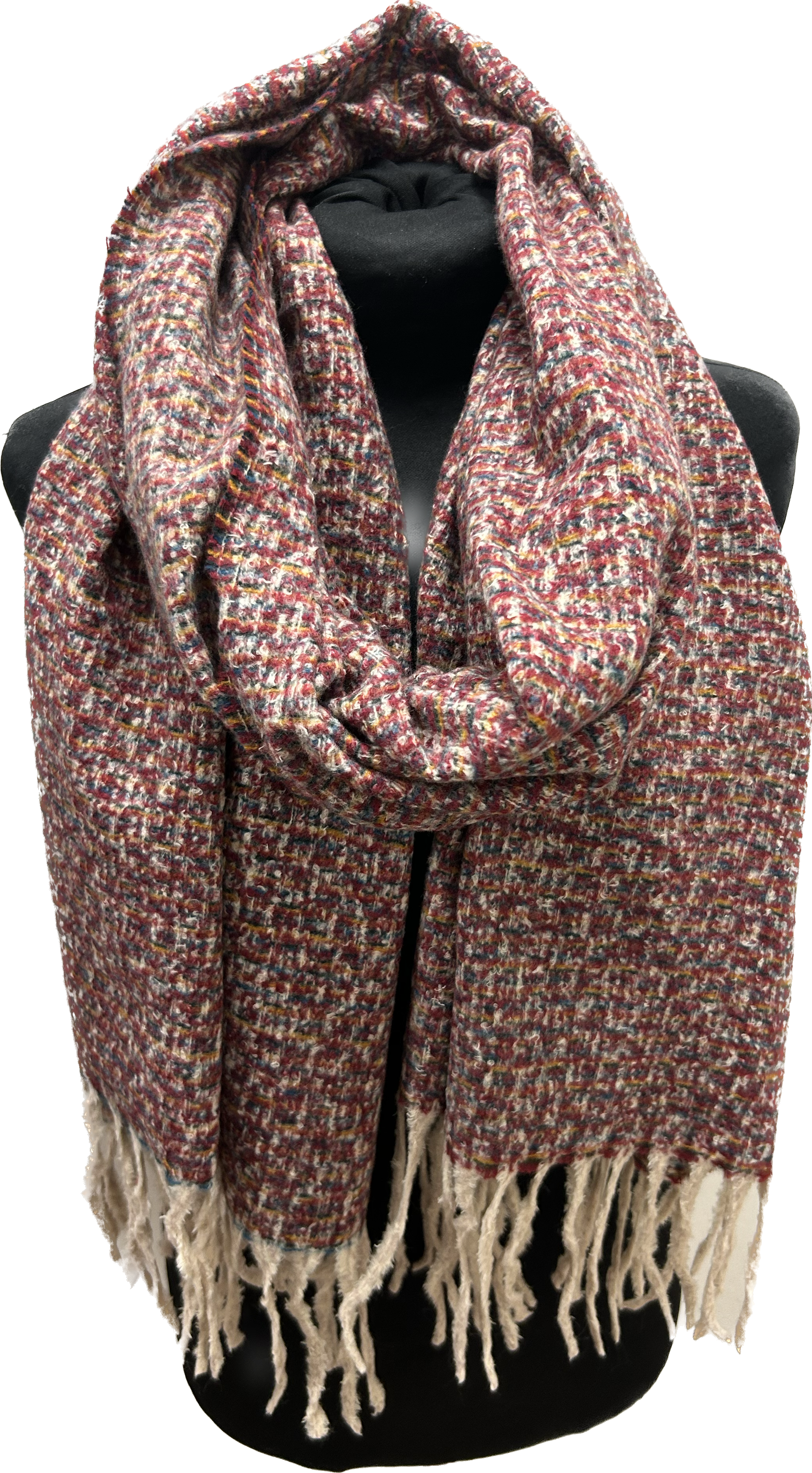 Super Soft Tweed Effect Scarf