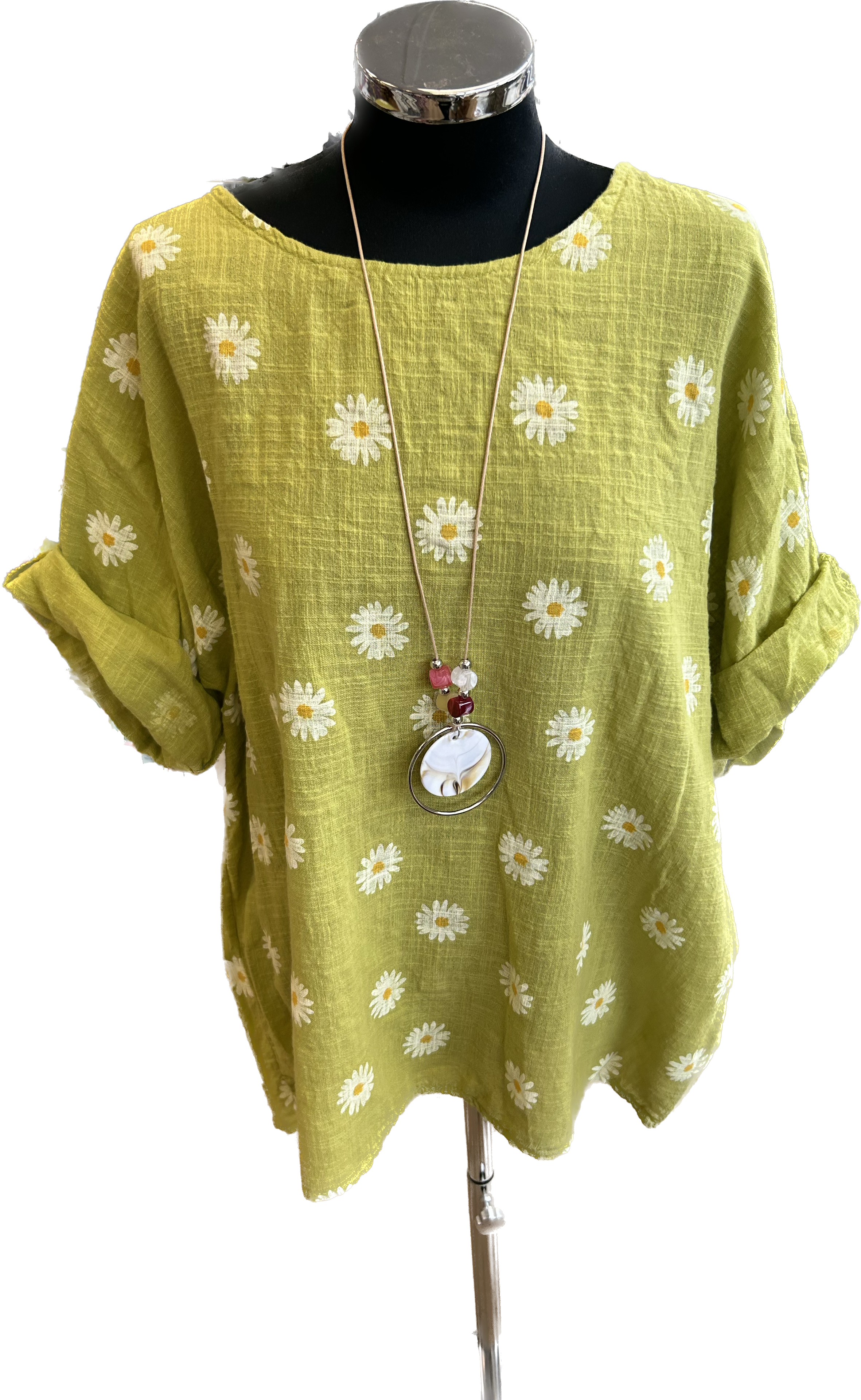 Daisy Print Cotton Top (12-18)