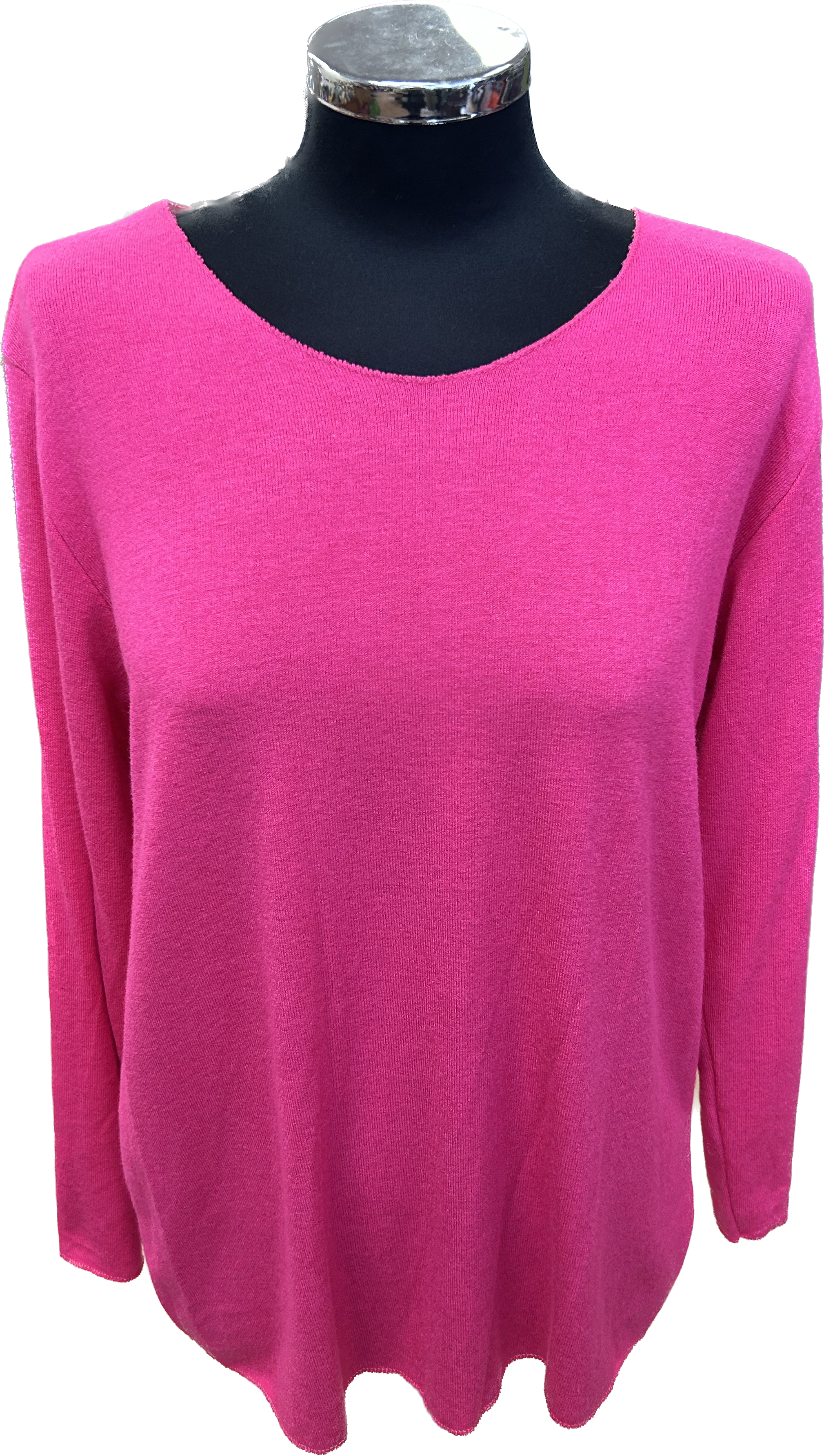 Fine Knit Plain Soft Jumper (12-18)
