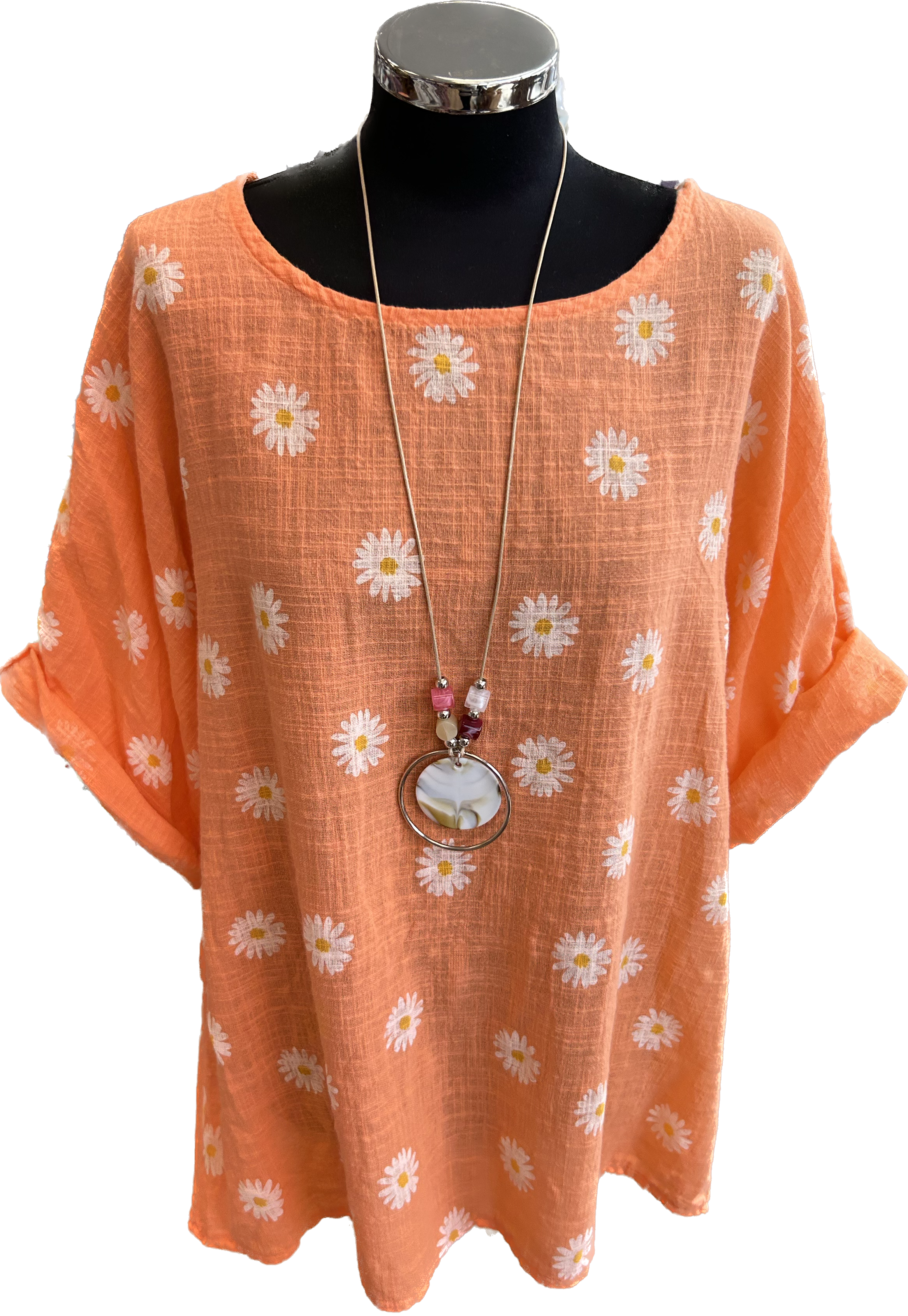 Daisy Print Cotton Top (12-18)