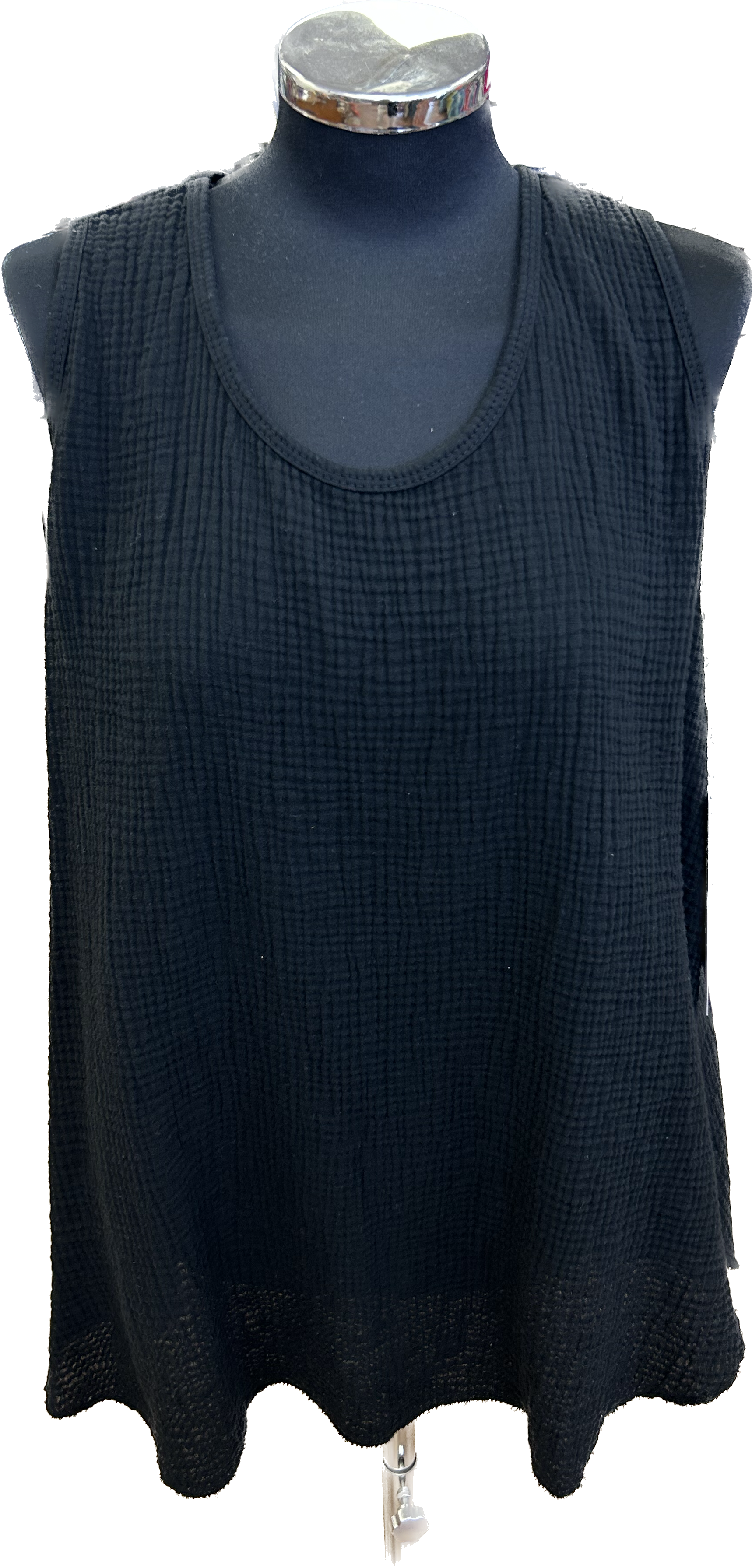 Waffle Fabric Super Soft Sleeveless Top (12-18)
