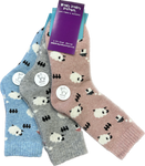 Set of 3 Pairs of Sleeping Sheep Luxury Wool Mix Socks