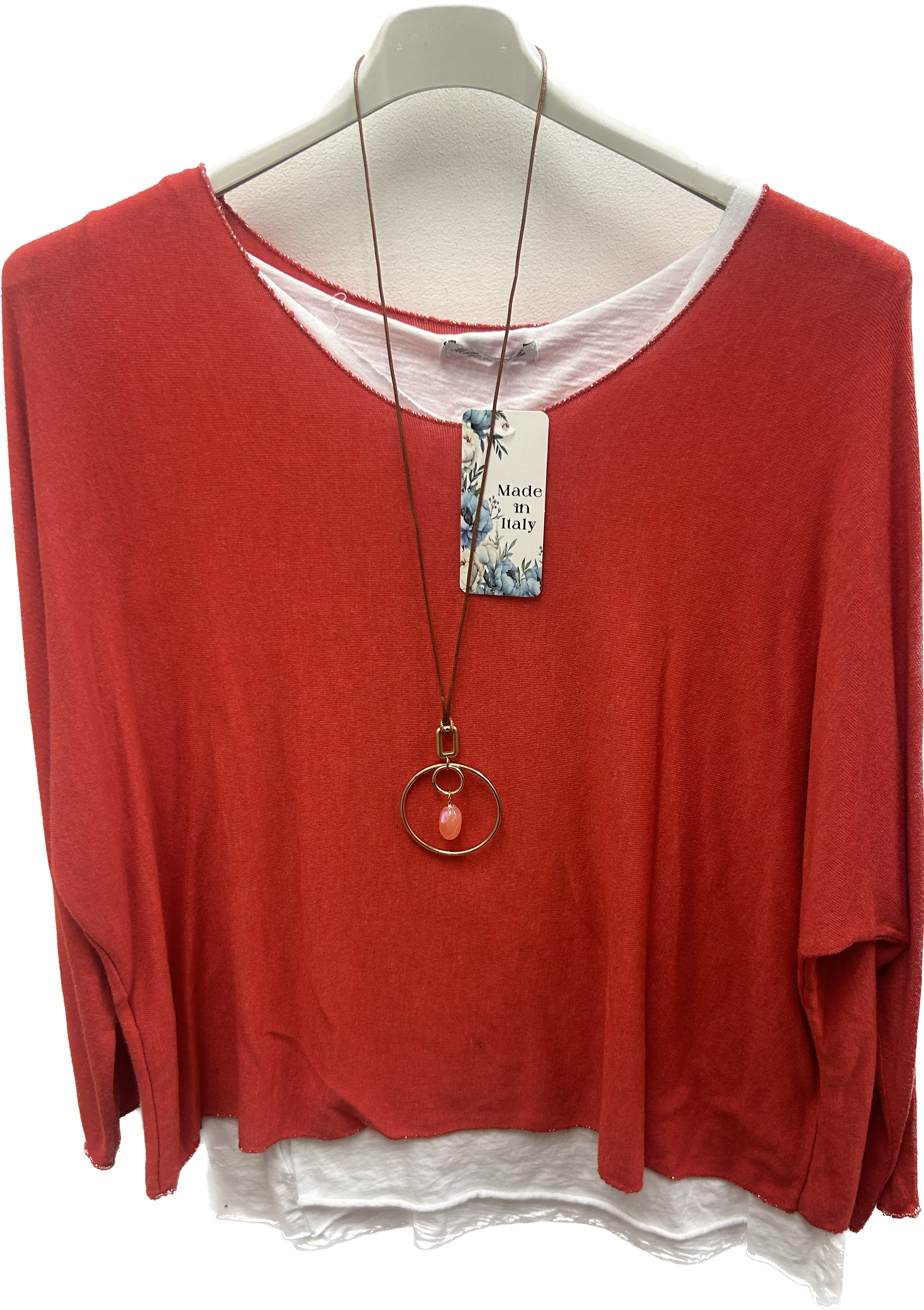 Double Layer Lightweight Knit Top Set (10-18)