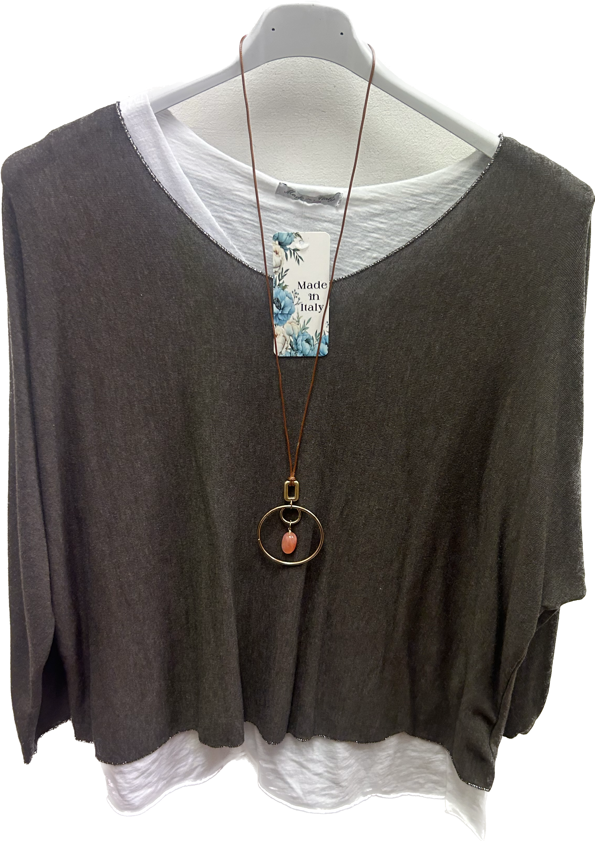 Double Layer Lightweight Knit Top Set (10-18)