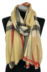 3x Animal Prints & Check Scarf Gift Bundle