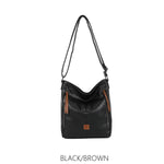 Double Zip Accent Everyday Crossbody Bag