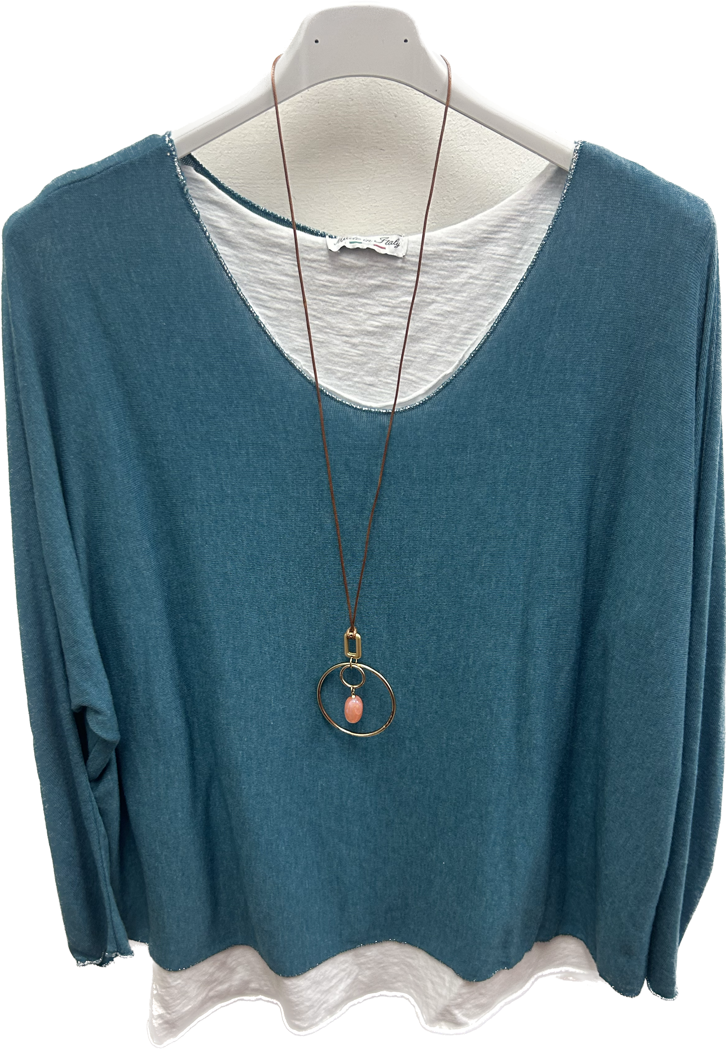 Double Layer Lightweight Knit Top Set (10-18)