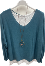 Double Layer Lightweight Knit Top Set (10-18)