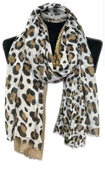3x Animal Prints & Check Scarf Gift Bundle