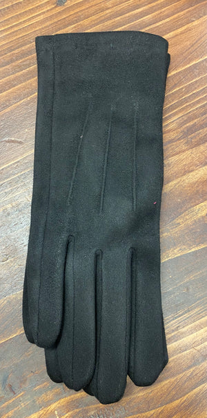 Soft Faux Suede Gloves