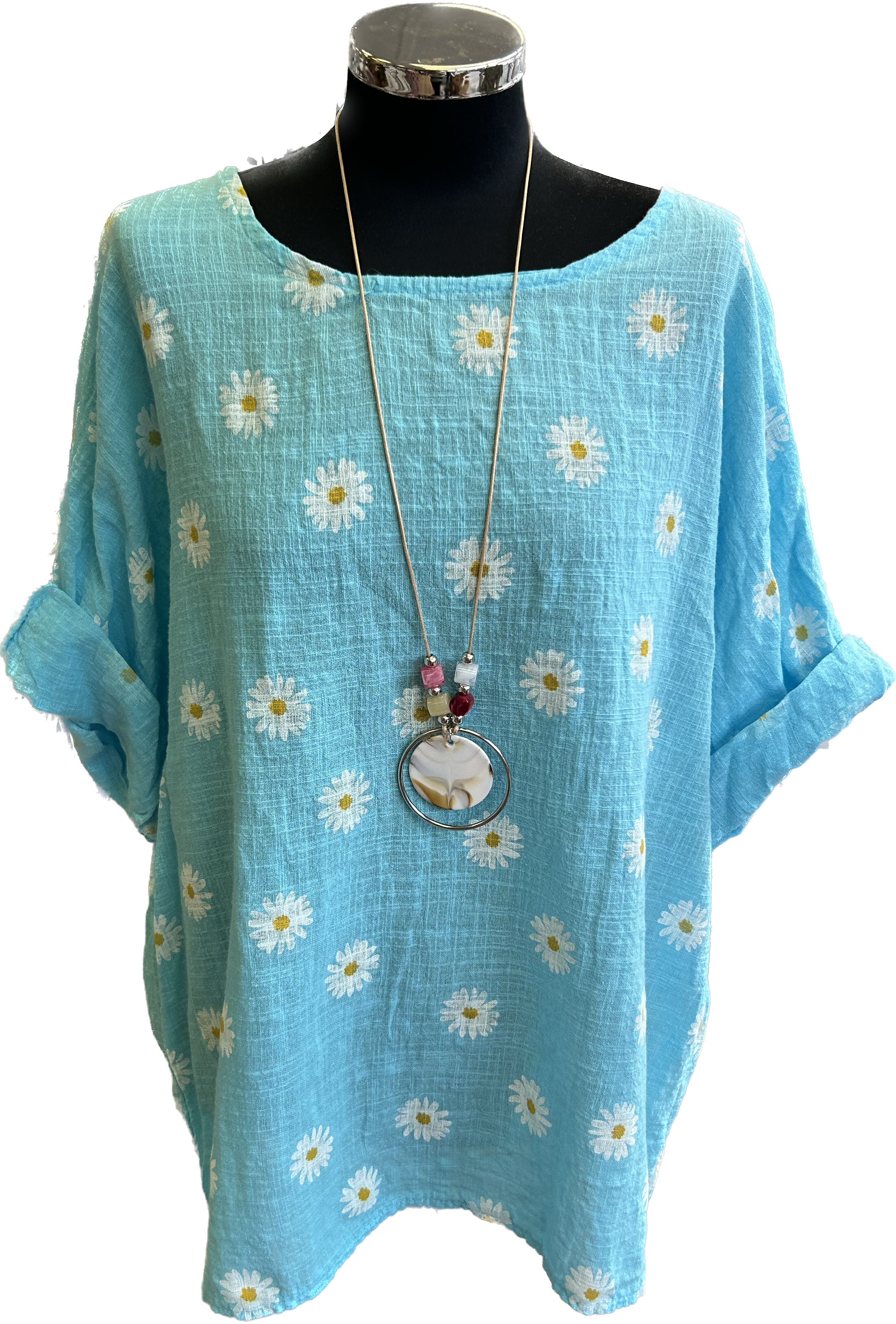Daisy Print Cotton Top (12-18)